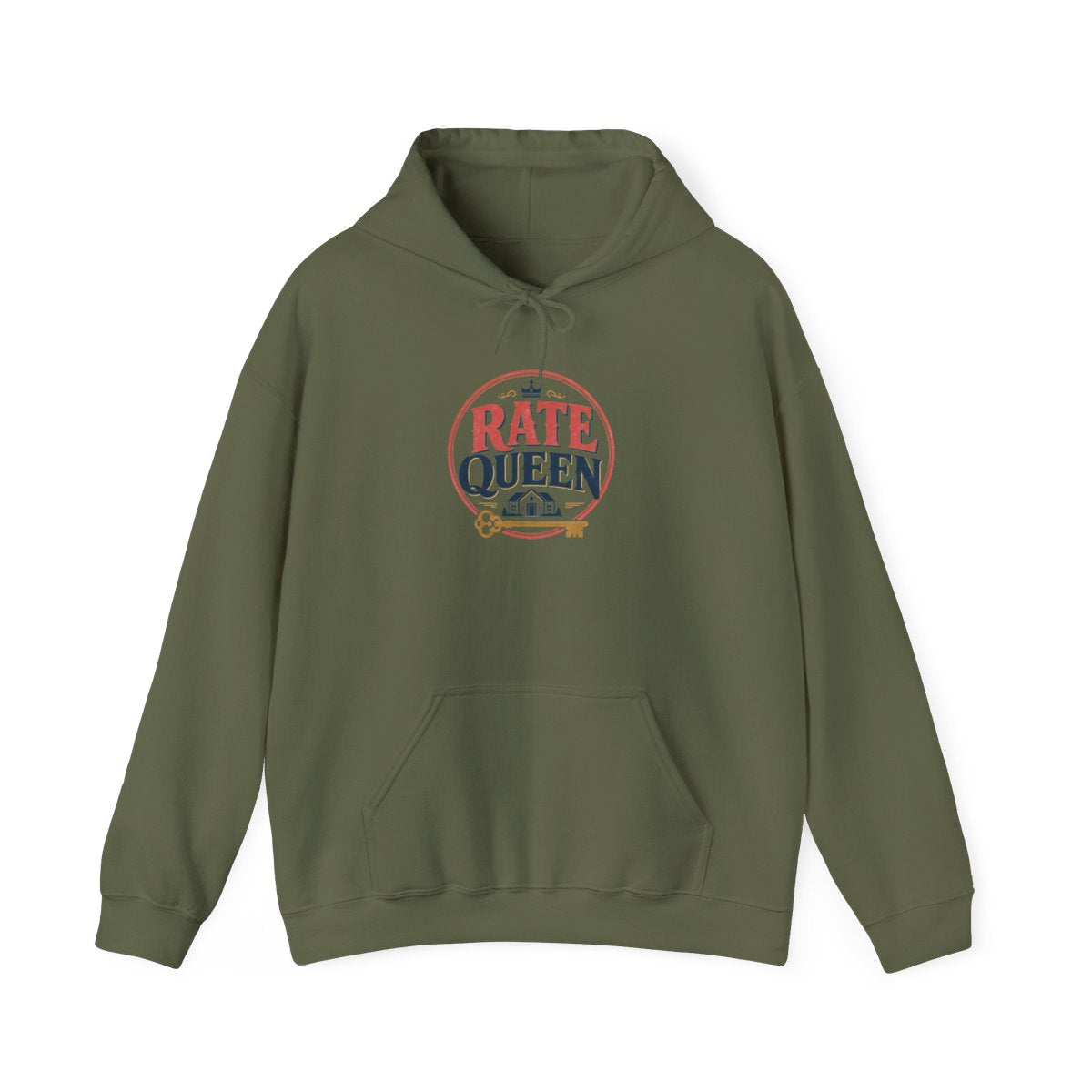 RATE QUEEN Hoodie — Military Green