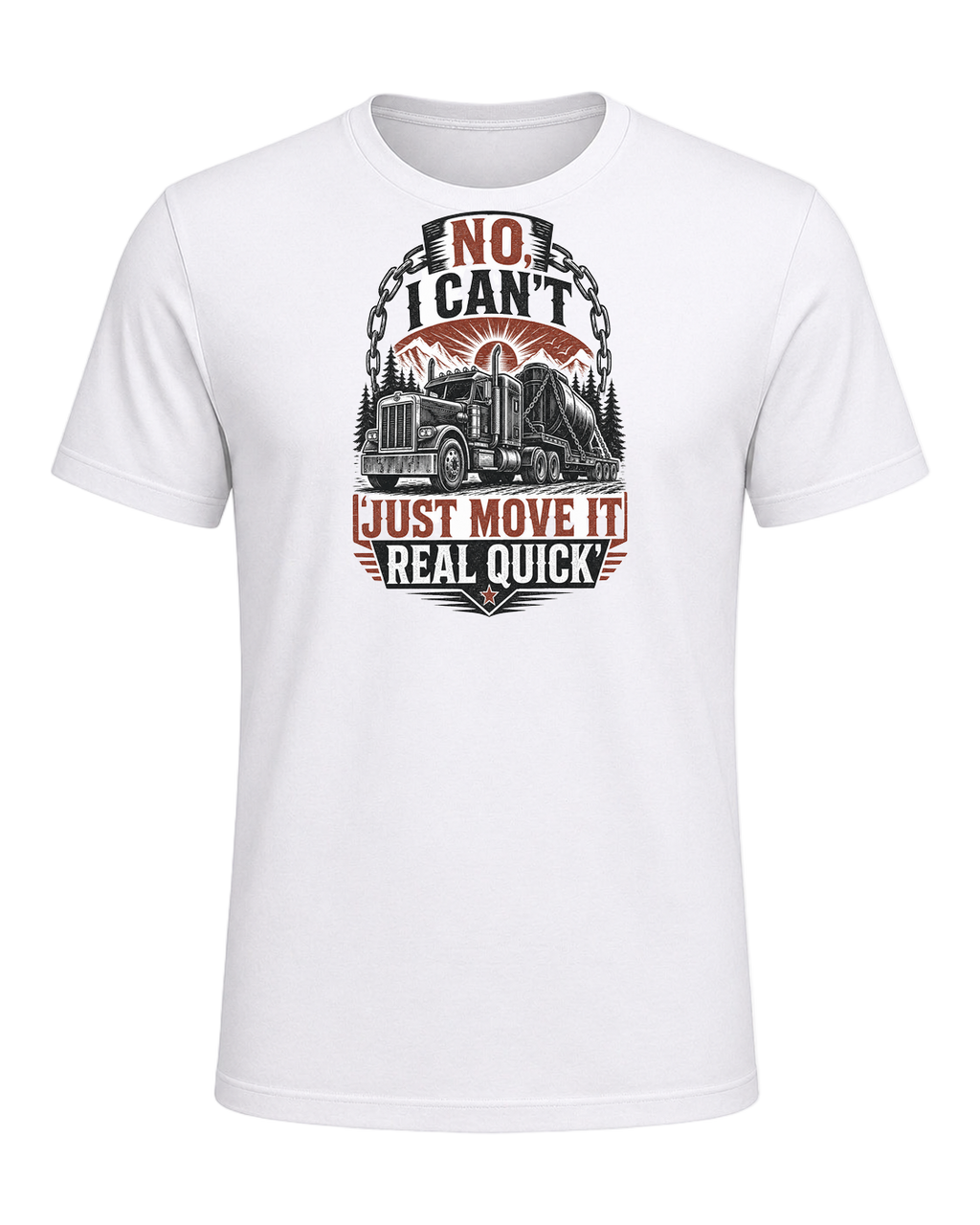 No, I can't 'just move it real quick' — White