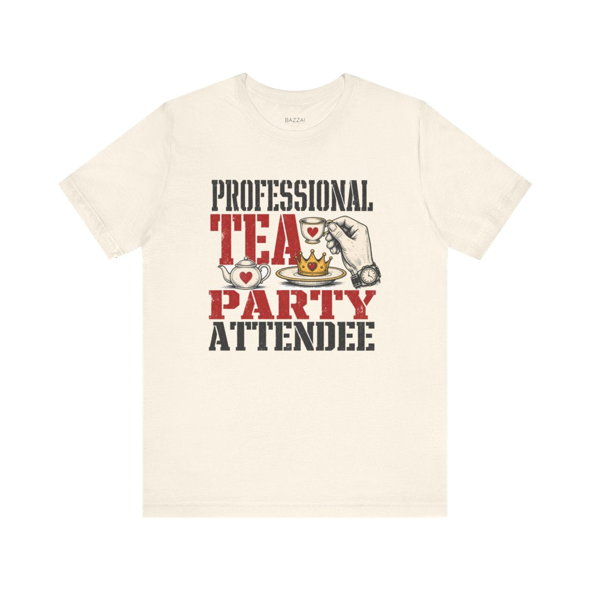 Girl Dad Gift T-Shirt — Professional Tea Party Attendee — girl dad t-shirt design
