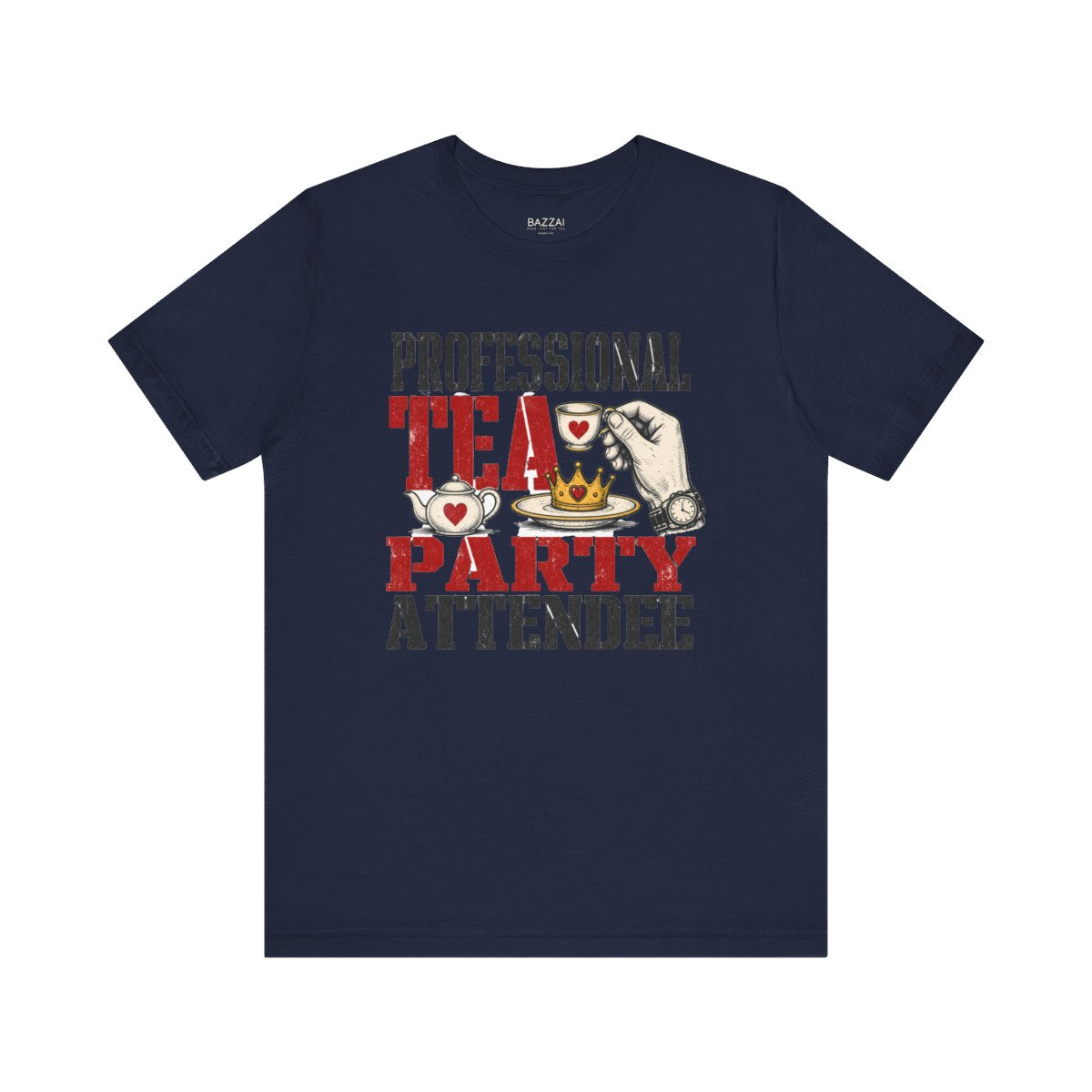 Girl Dad Gift T-Shirt — Professional Tea Party Attendee — girl dad t-shirt design