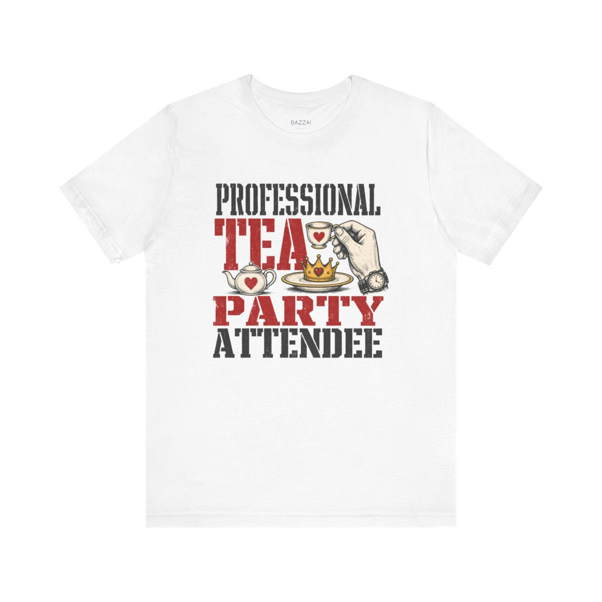 Girl Dad Gift T-Shirt — Professional Tea Party Attendee — girl dad t-shirt design