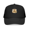 Kindergarten Teacher Hat — I Run on Coffee and Tiny Questions — hat design by June