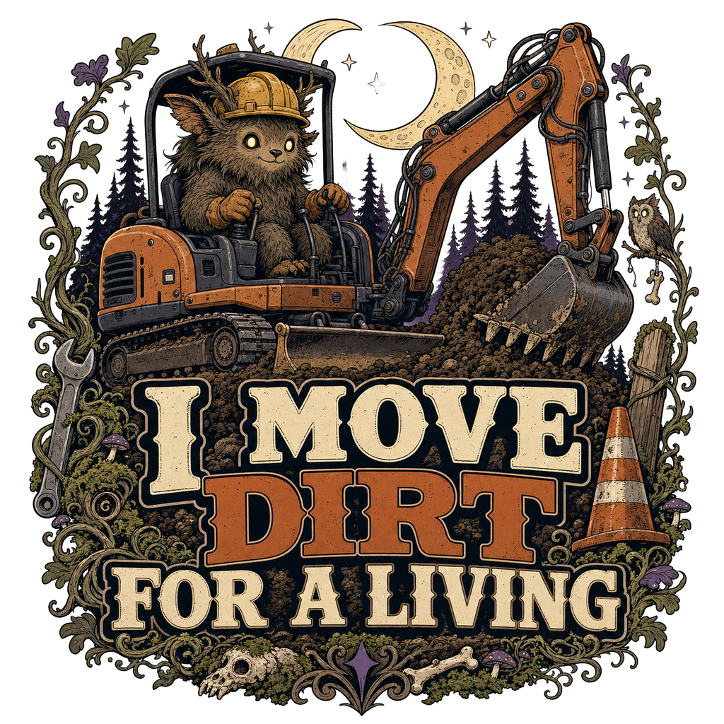 I MOVE DIRT FOR A LIVING