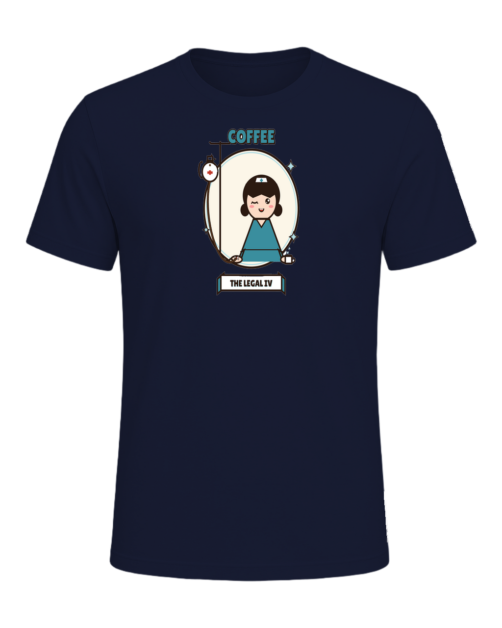 Nurse + Coffee — Navy
