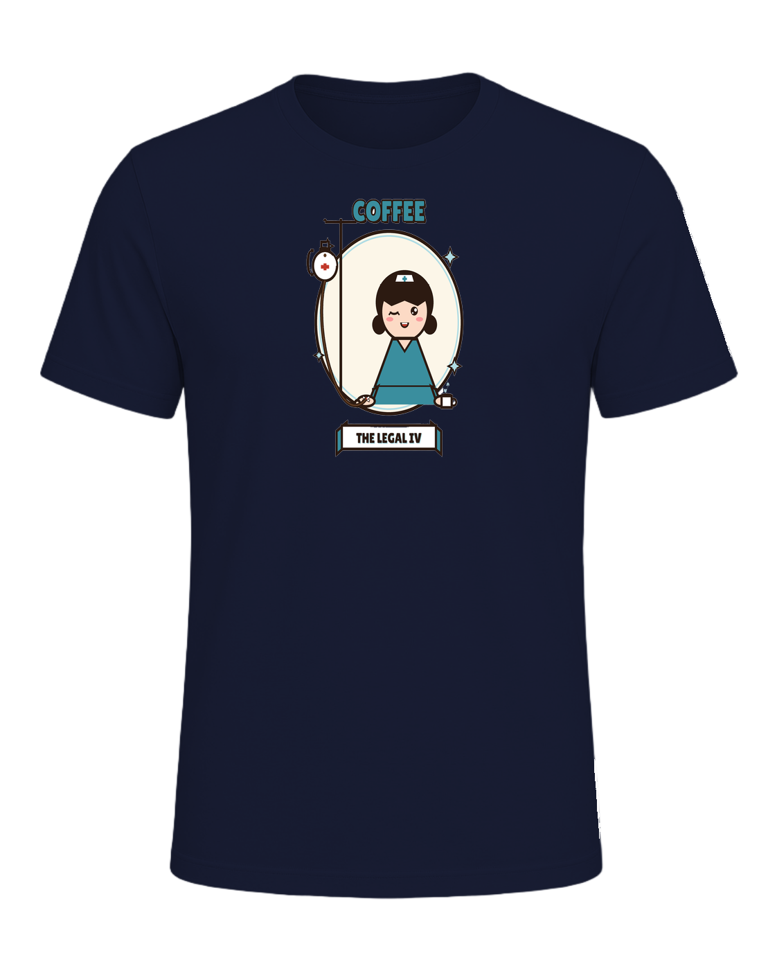 Nurse + Coffee — Navy