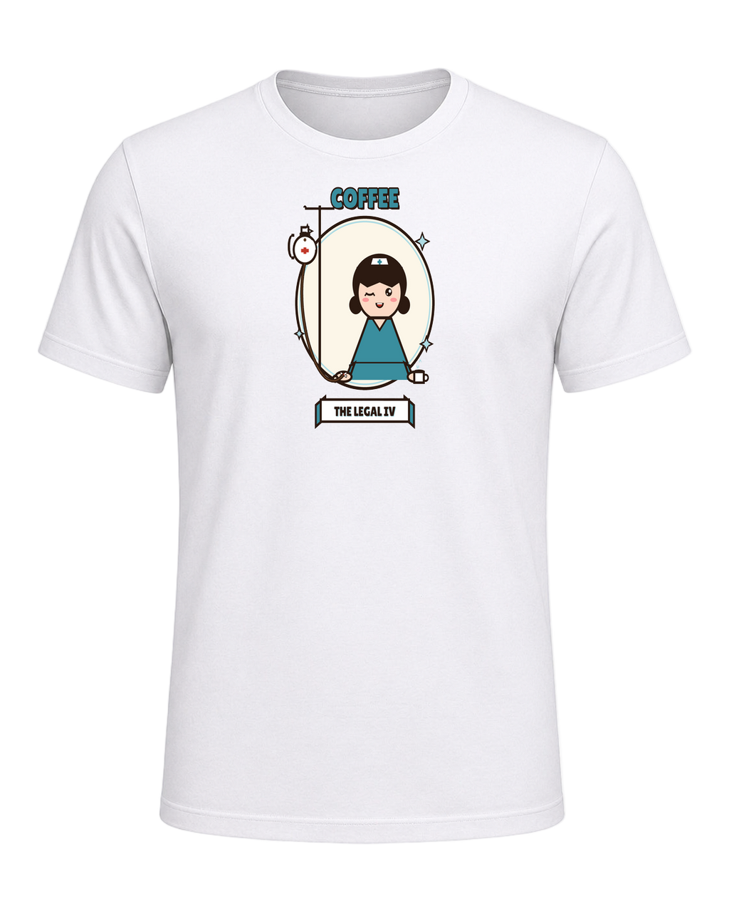 Nurse + Coffee — White