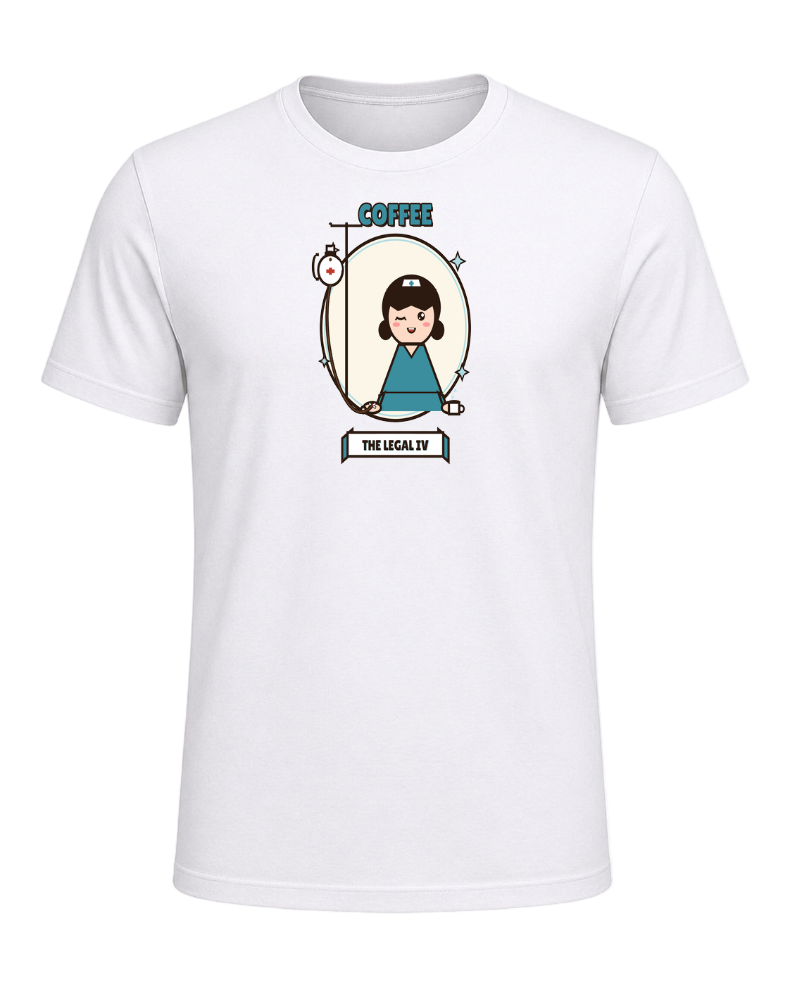 Nurse + Coffee — White