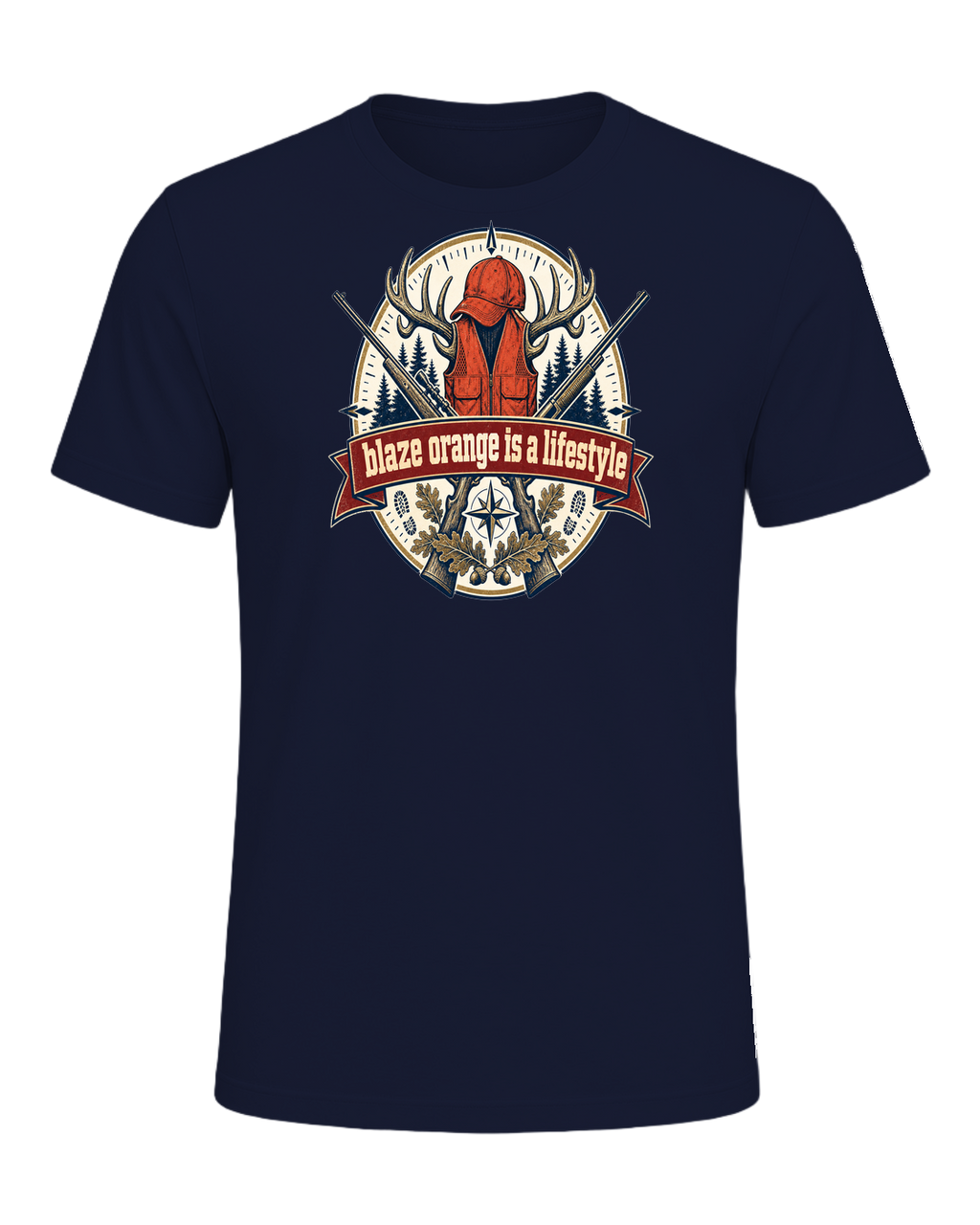 blaze orange is a lifestyle — Navy