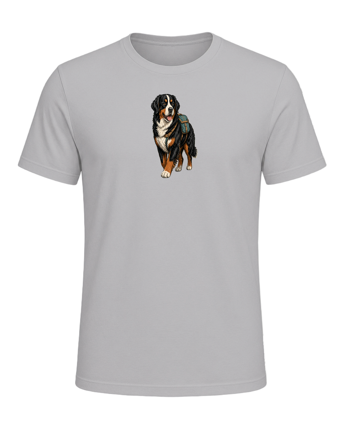 Bernese Mountain Dog Hiking — Athletic Heather
