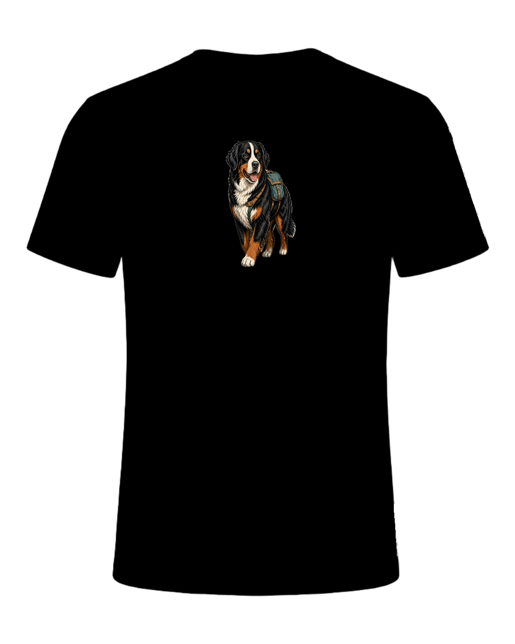 Bernese Mountain Dog Hiking — Black