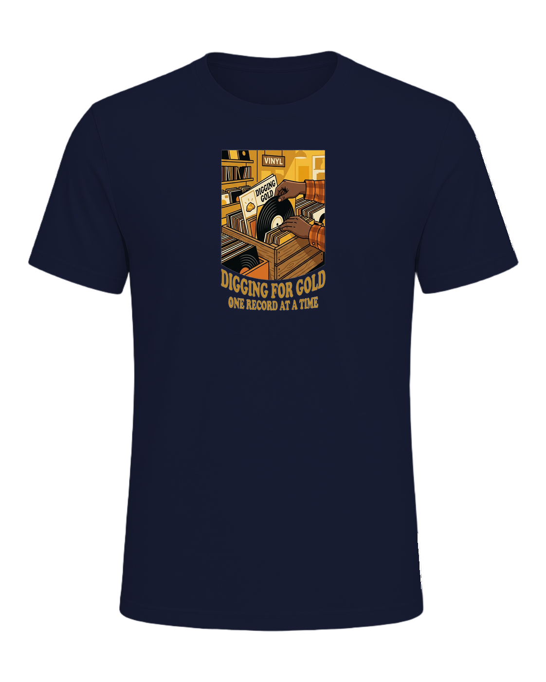 Vinyl Record Digger — Navy