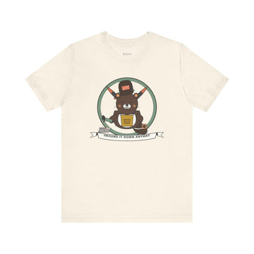 Fabricator Gift T-Shirt — Measured Twice, Ground It Down Anyway