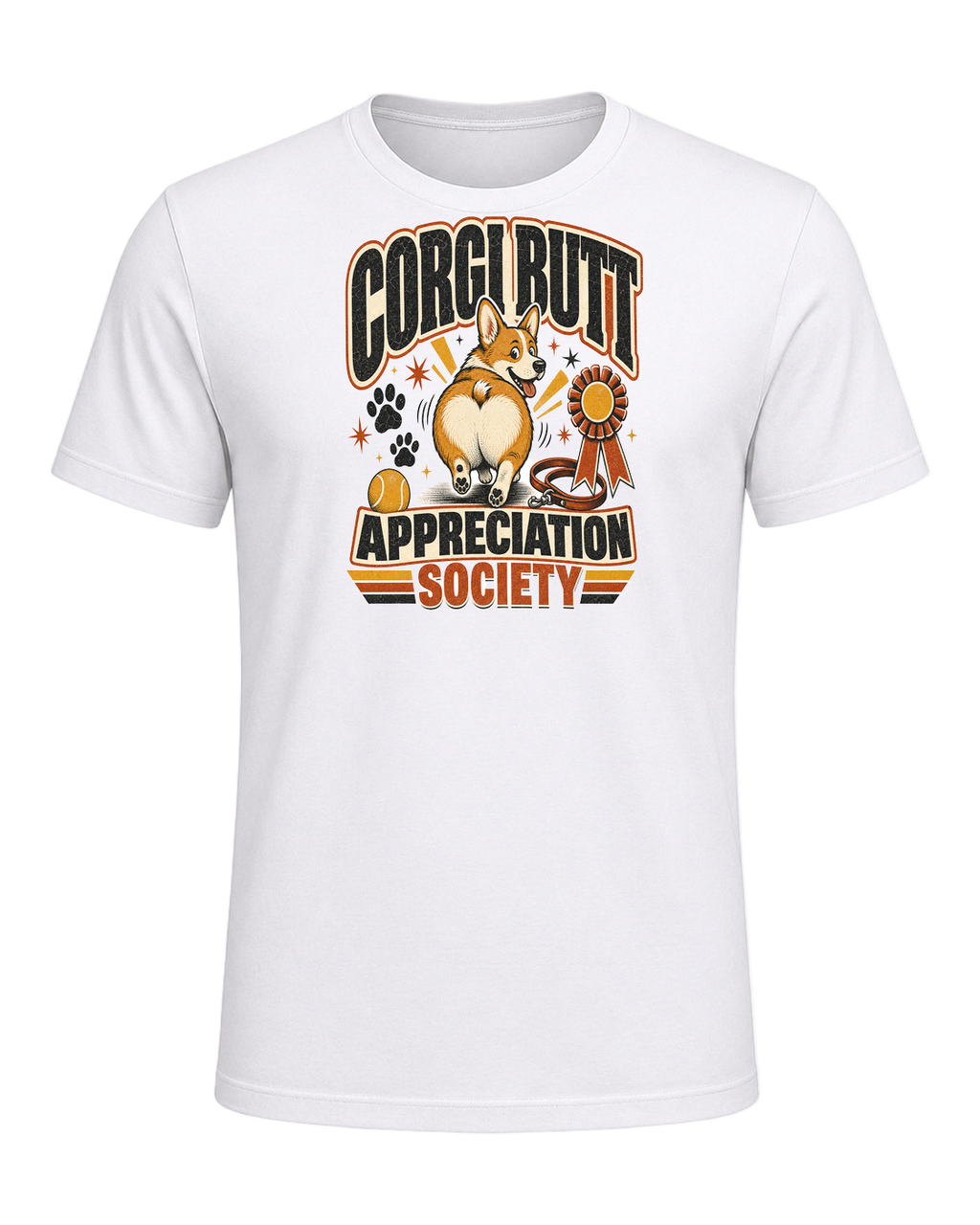 Corgi Butt Appreciation Society — White