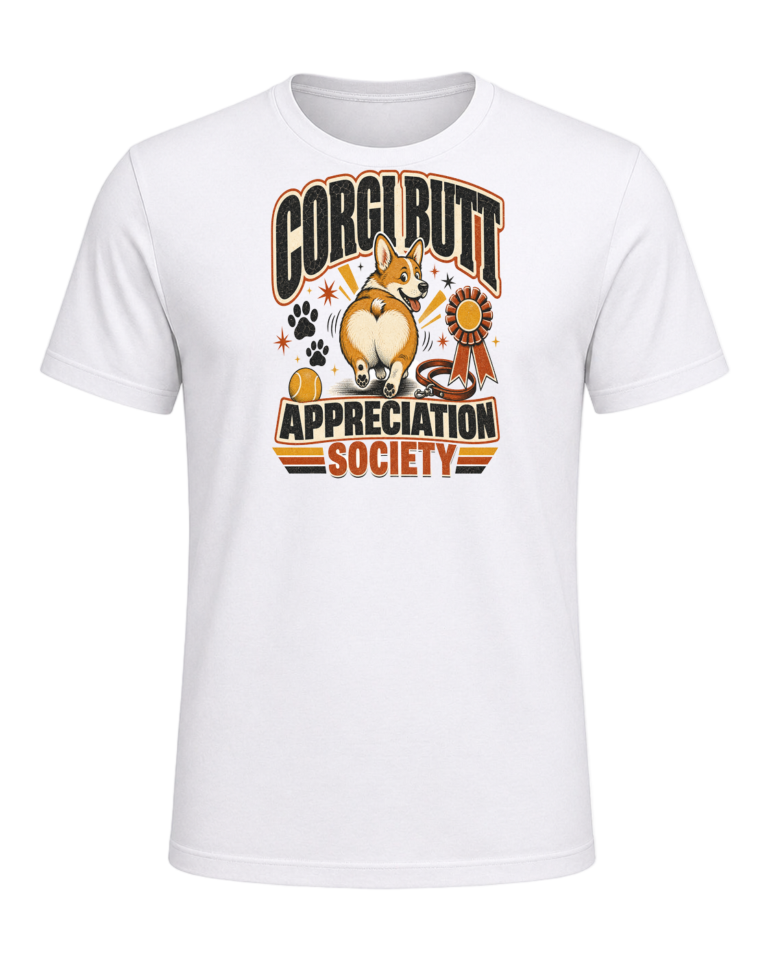 Corgi Butt Appreciation Society — White