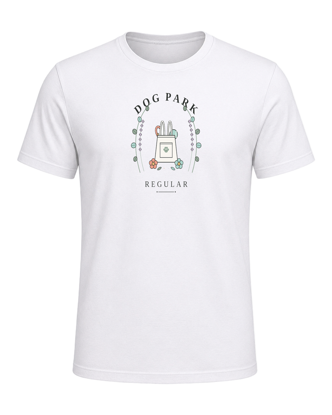 DOG PARK REGULAR — White