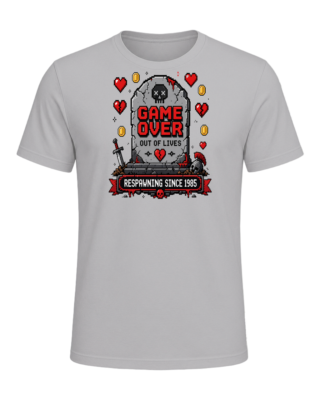 Game Over Humor — Athletic Heather