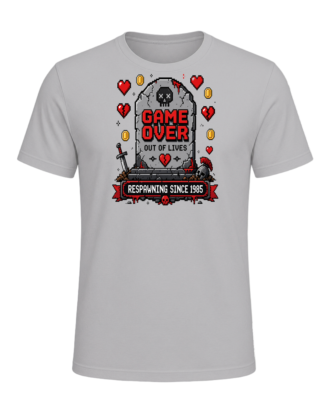 Game Over Humor — Athletic Heather