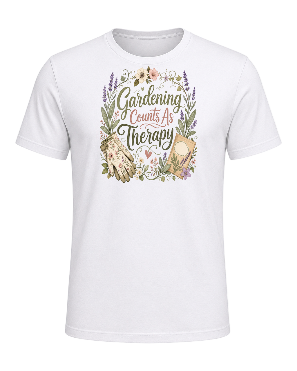 Gardening Counts As Therapy — White