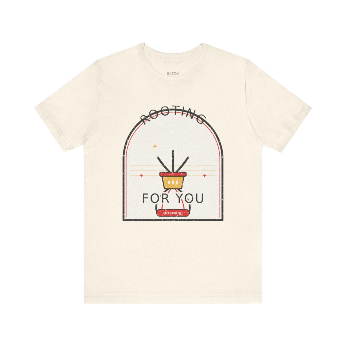 Plant Gift T-Shirt — Rooting for You (Literally) — plant mom t-shirt design