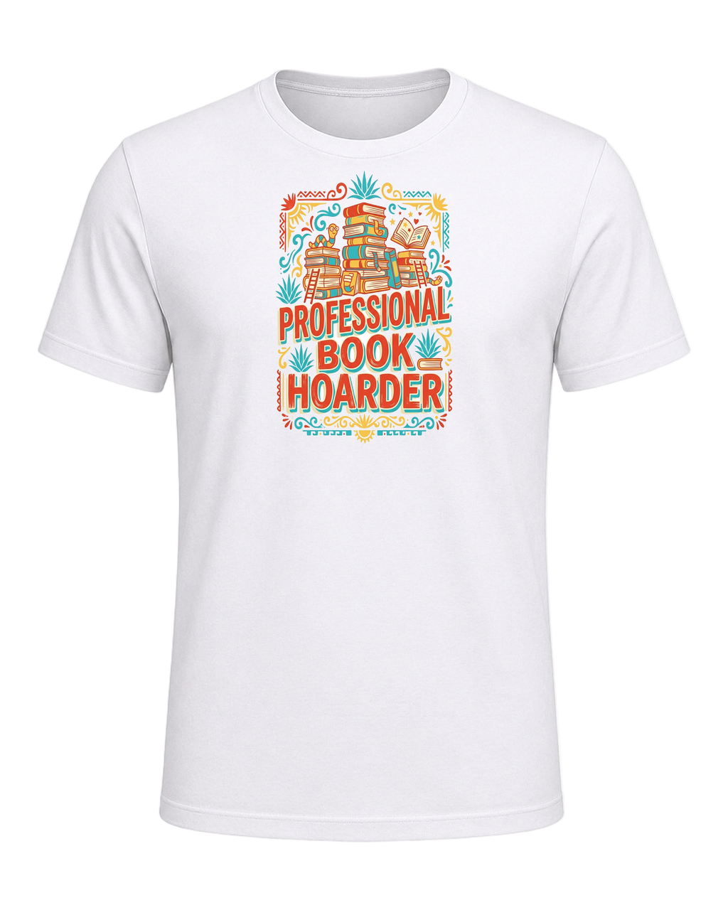PROFESSIONAL BOOK HOARDER — White