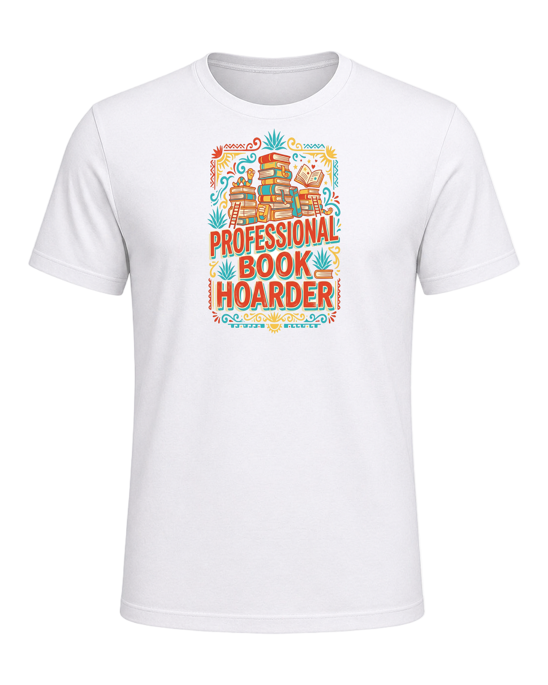 PROFESSIONAL BOOK HOARDER — White