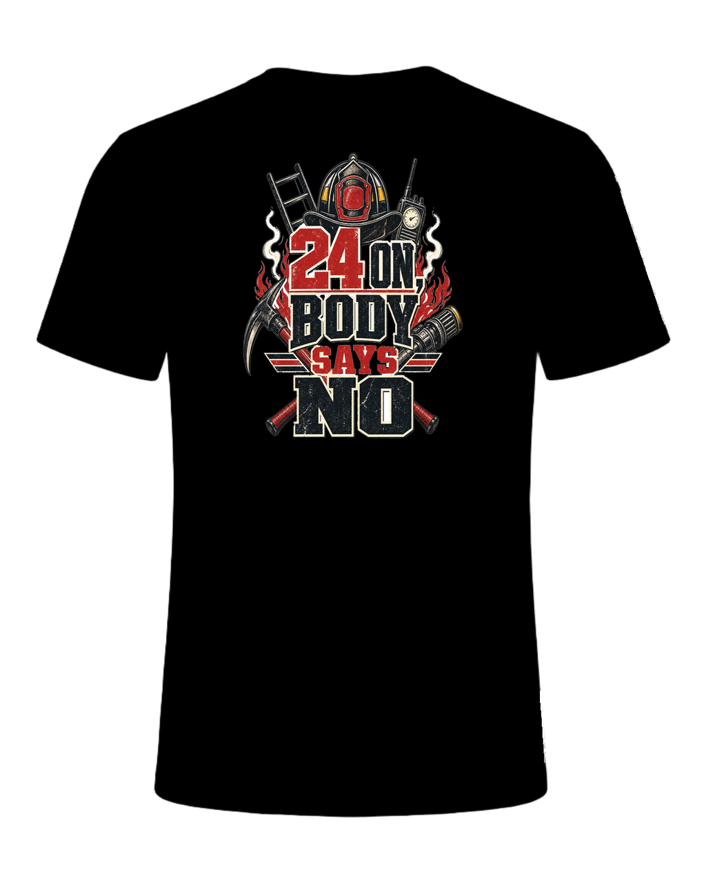24 on, body says no — Black