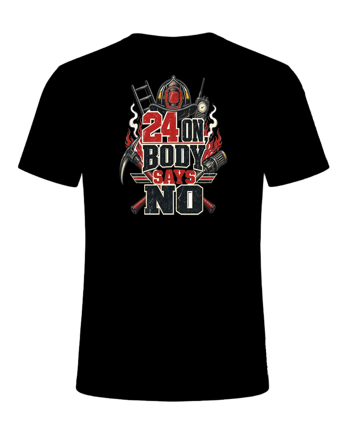 24 on, body says no — Black