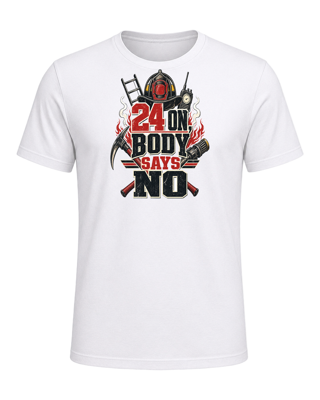 24 on, body says no — White