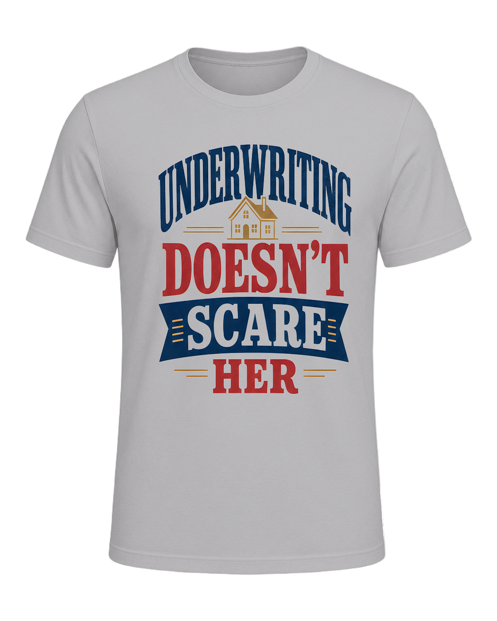 UNDERWRITING DOESN'T SCARE HER — Athletic Heather