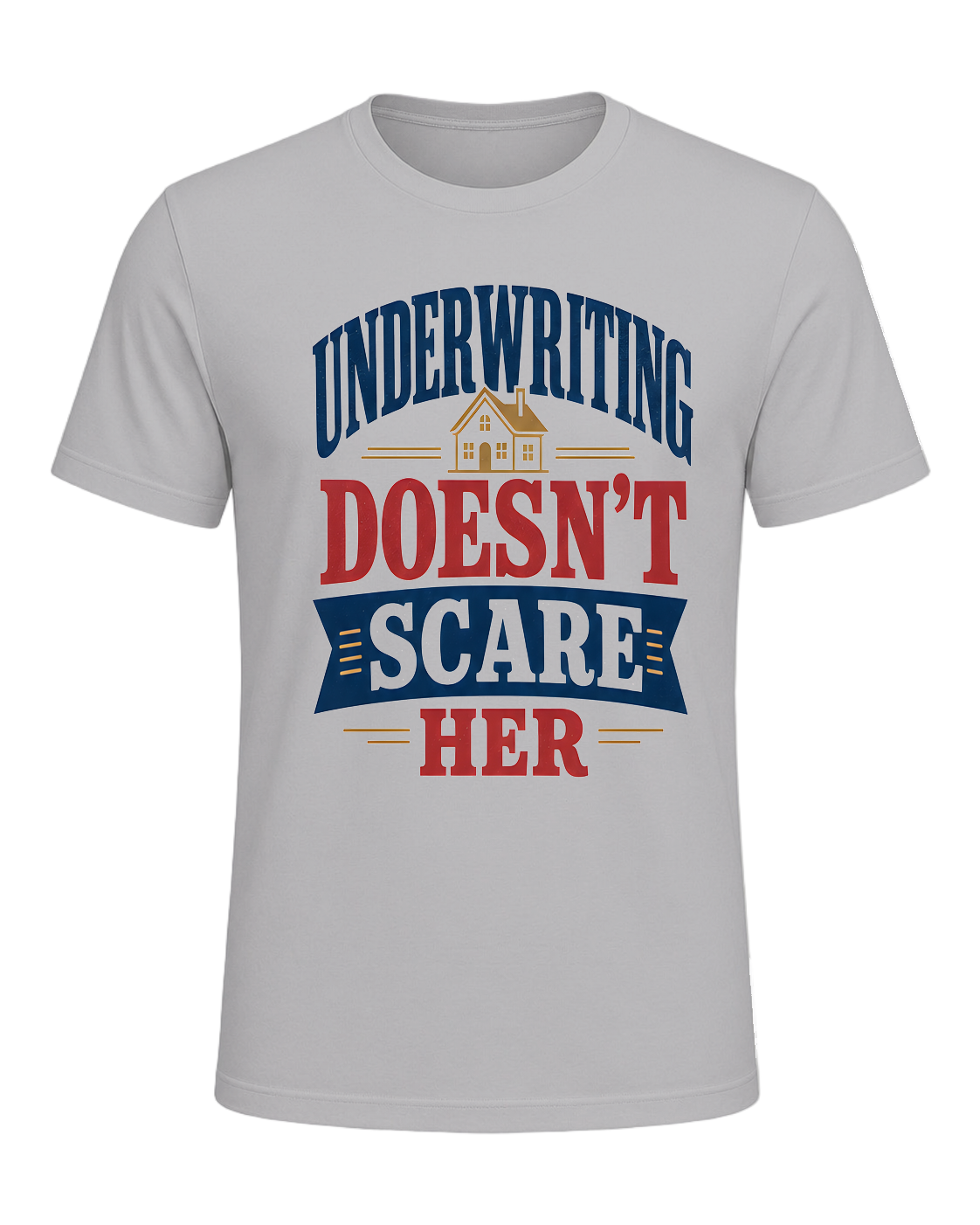 UNDERWRITING DOESN'T SCARE HER — Athletic Heather