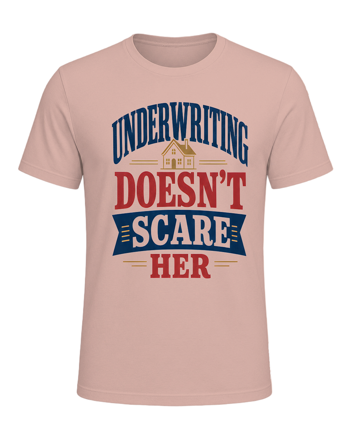 UNDERWRITING DOESN'T SCARE HER — Heather Prism Peach