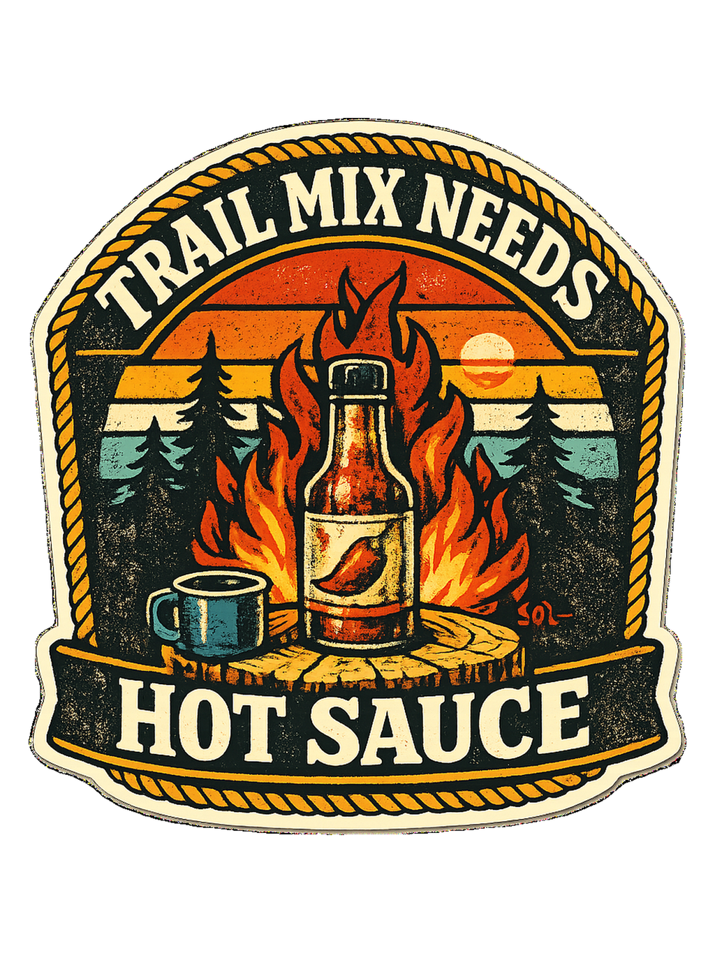 Trail Mix Needs Hot Sauce Tee