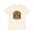 Camping Hot Sauce T-Shirt — Trail Mix Needs Hot Sauce — t-shirt design by Sol