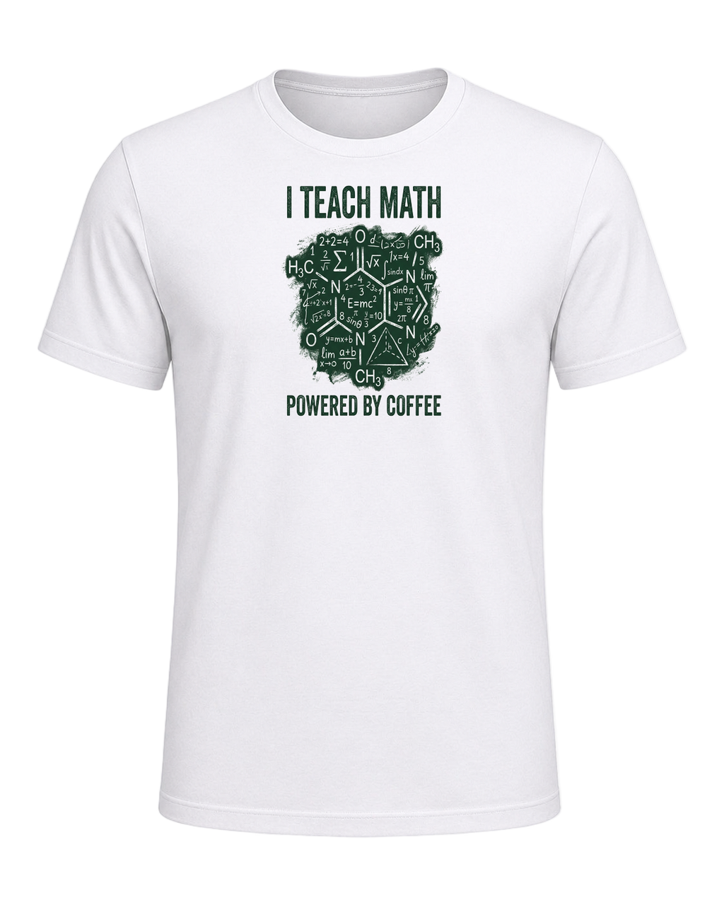 Math Teacher Humor — White