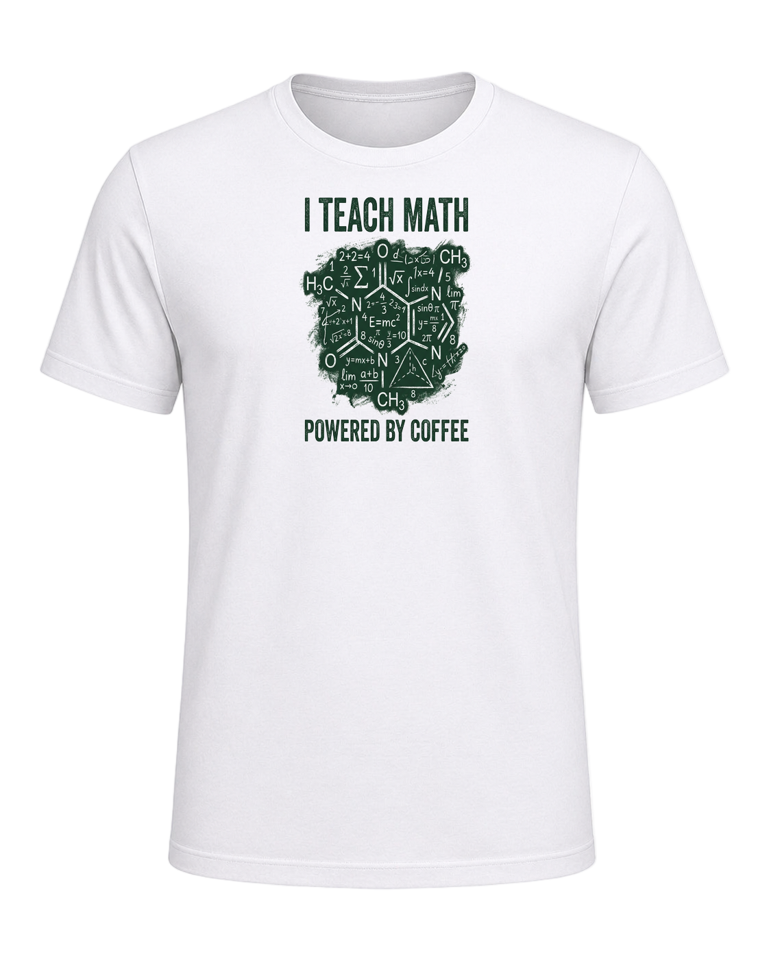 Math Teacher Humor — White