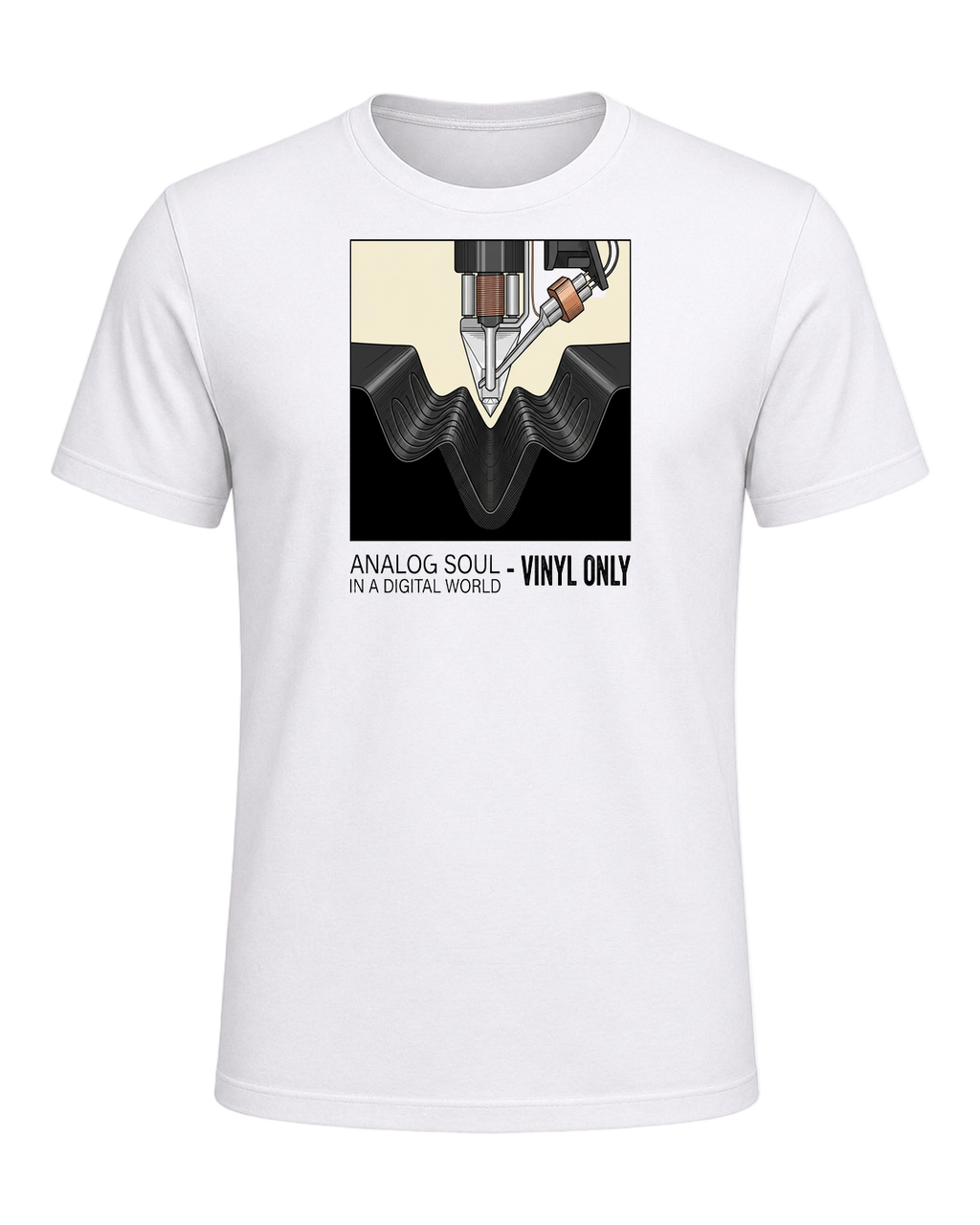 Vinyl Record Collector — White