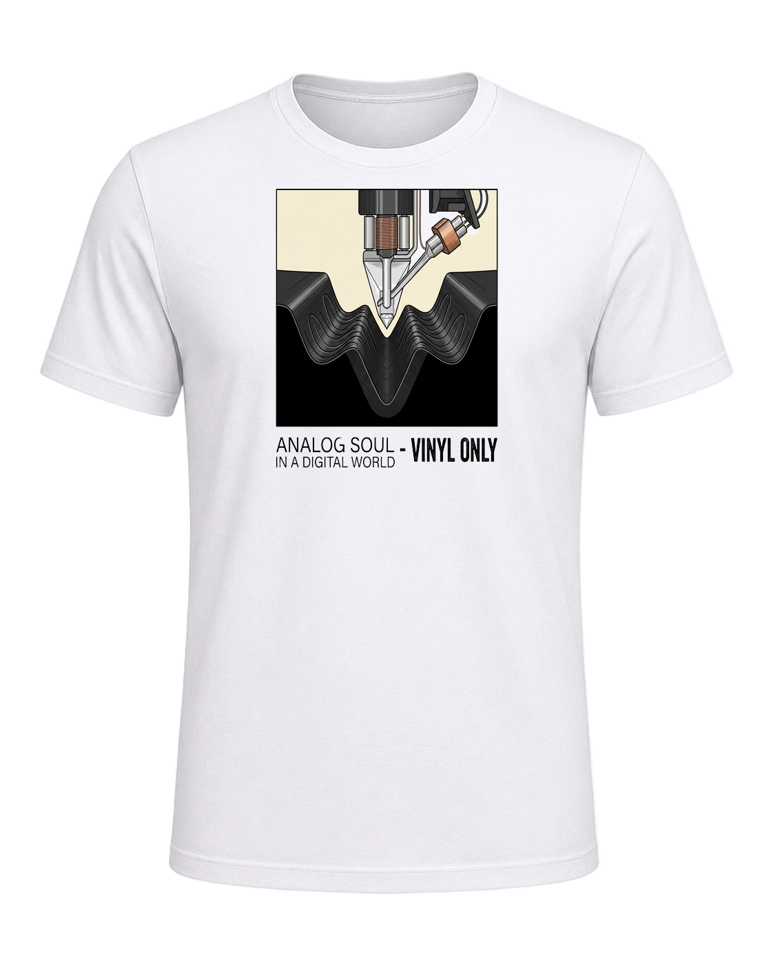 Vinyl Record Collector — White