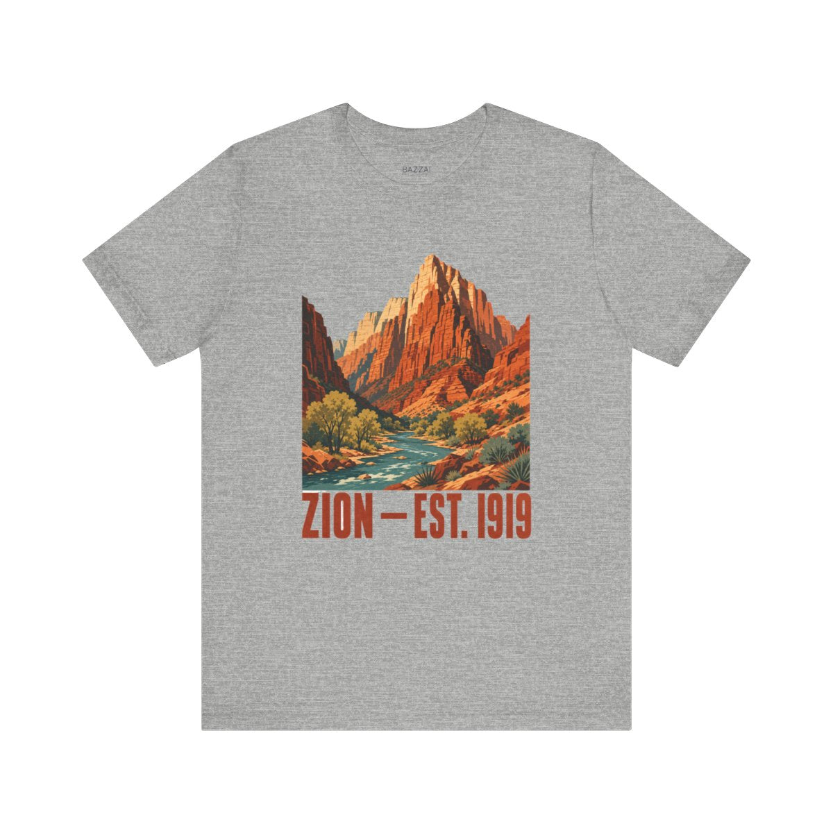 National Park T-Shirt — Poster-Style Park Art — trail t-shirt design