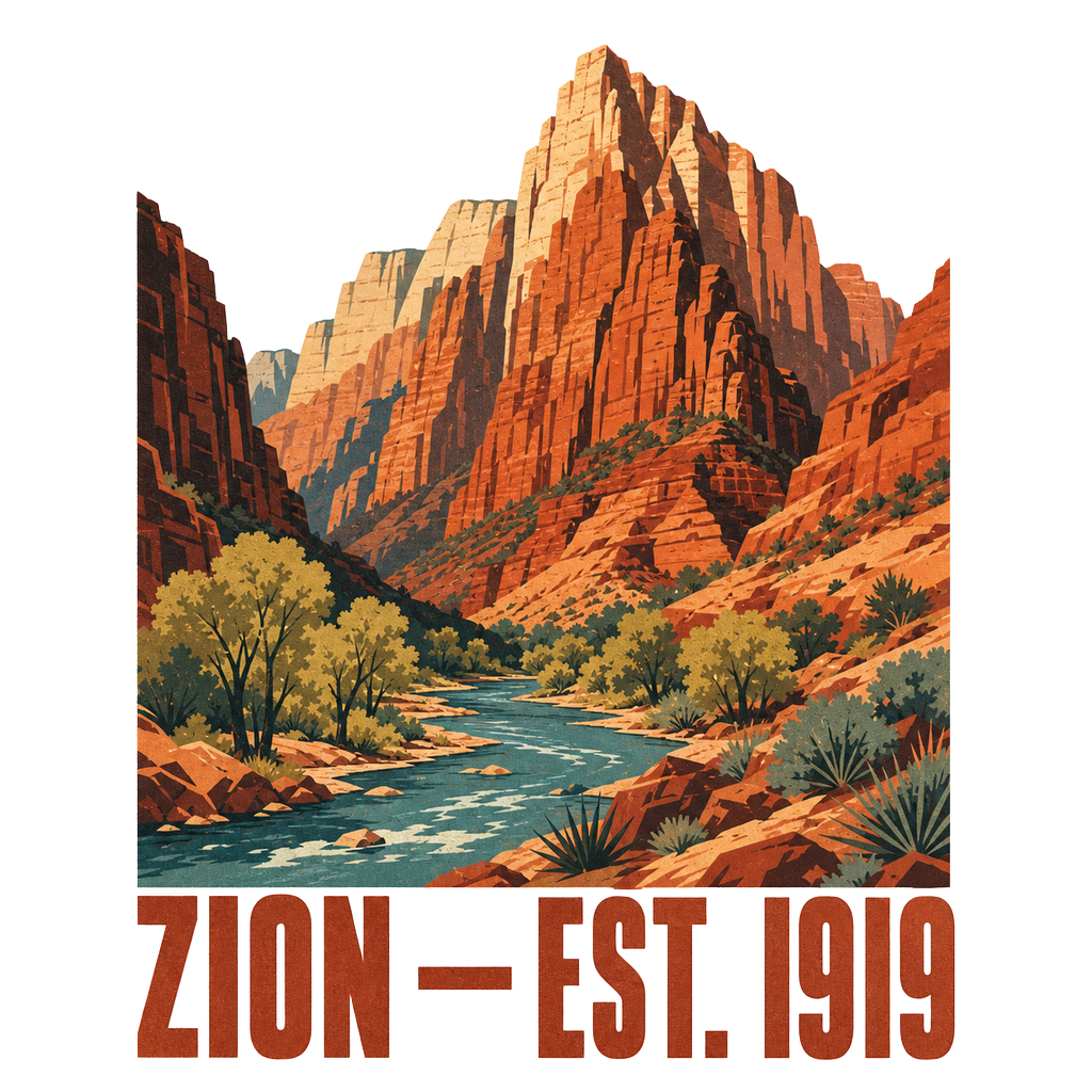 National Park Specific (WPA Style)