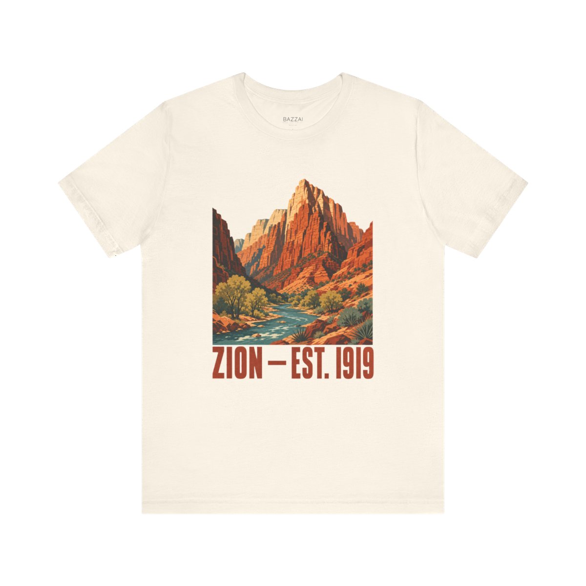 National Park T-Shirt — Poster-Style Park Art — trail t-shirt design