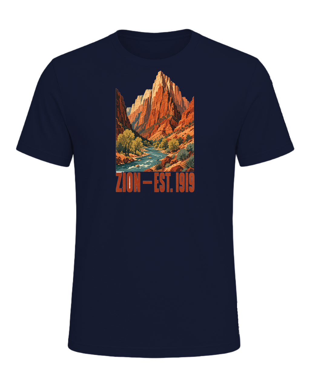 National Park Specific (WPA Style) — Navy