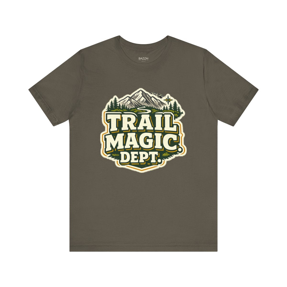 Thru Hiker T-Shirt — Trail Magic Dept. — trail t-shirt design by Reggie