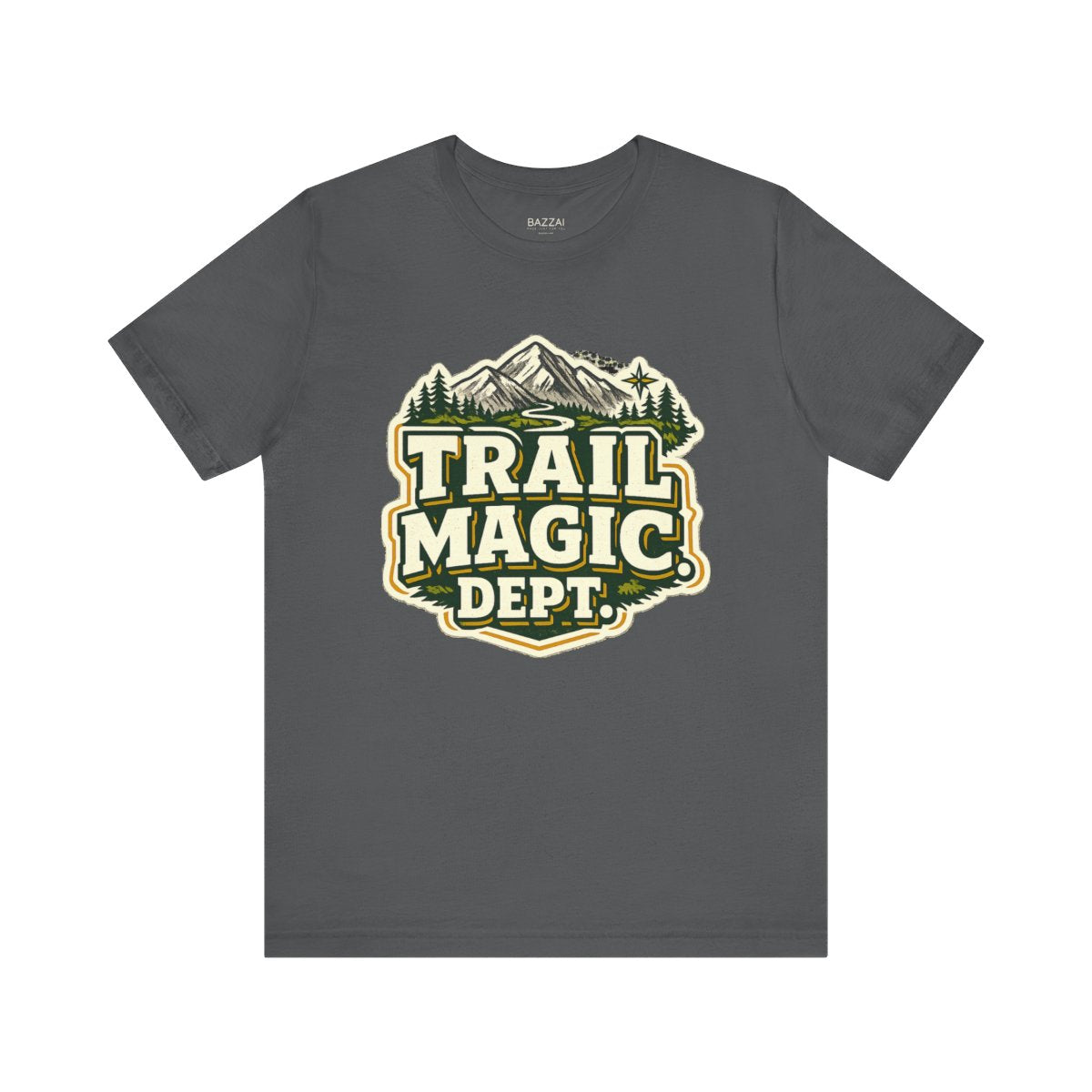 Thru Hiker T-Shirt — Trail Magic Dept. — trail t-shirt design by Reggie