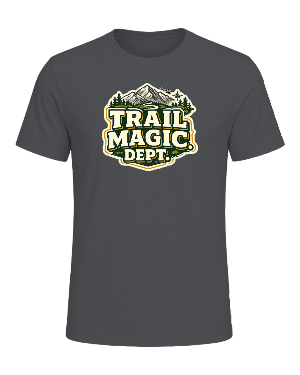 Trail Magic Dept. Tee — Asphalt