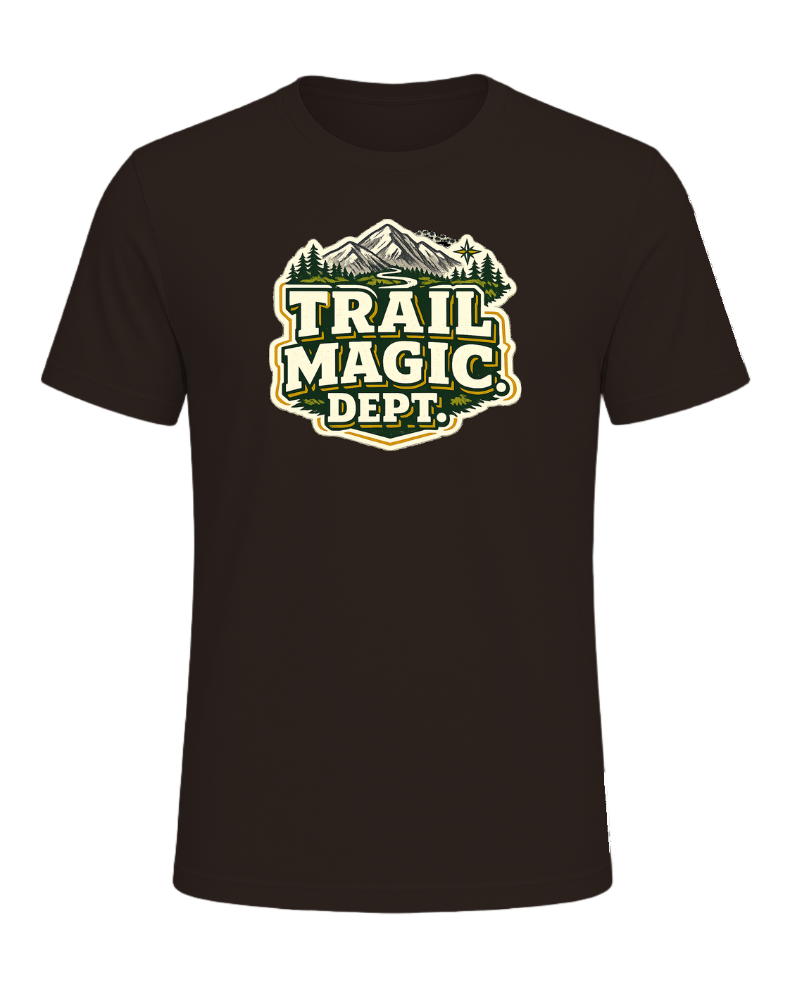 Trail Magic Dept. Tee — Brown
