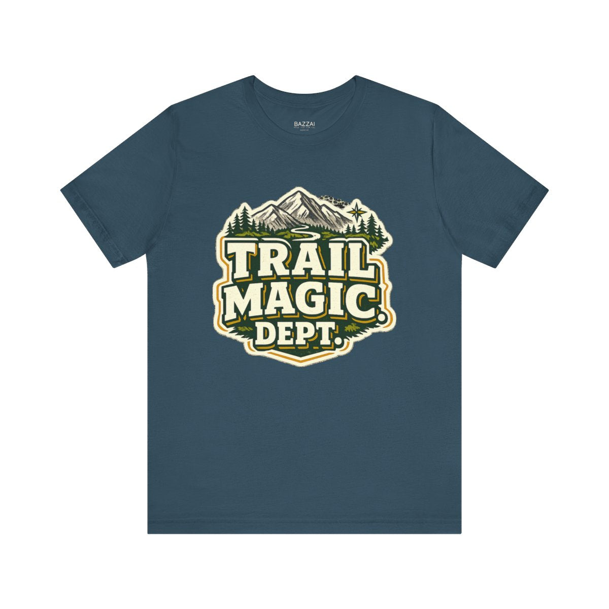Thru Hiker T-Shirt — Trail Magic Dept. — trail t-shirt design by Reggie