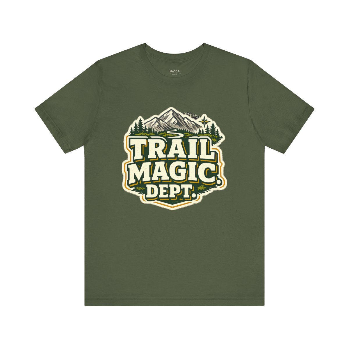 Thru Hiker T-Shirt — Trail Magic Dept. — trail t-shirt design by Reggie