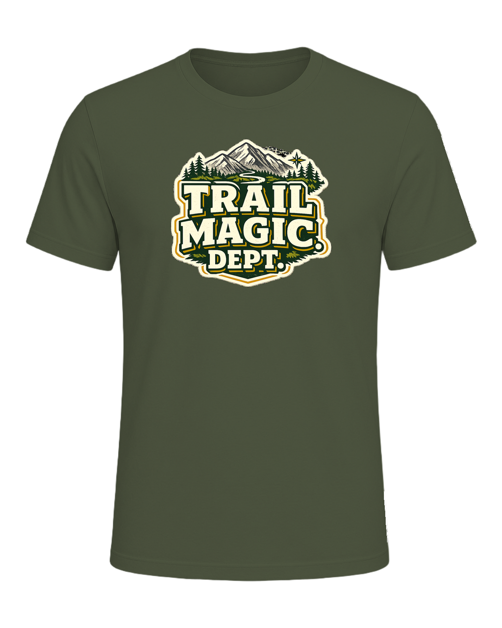 Trail Magic Dept. Tee — Military Green