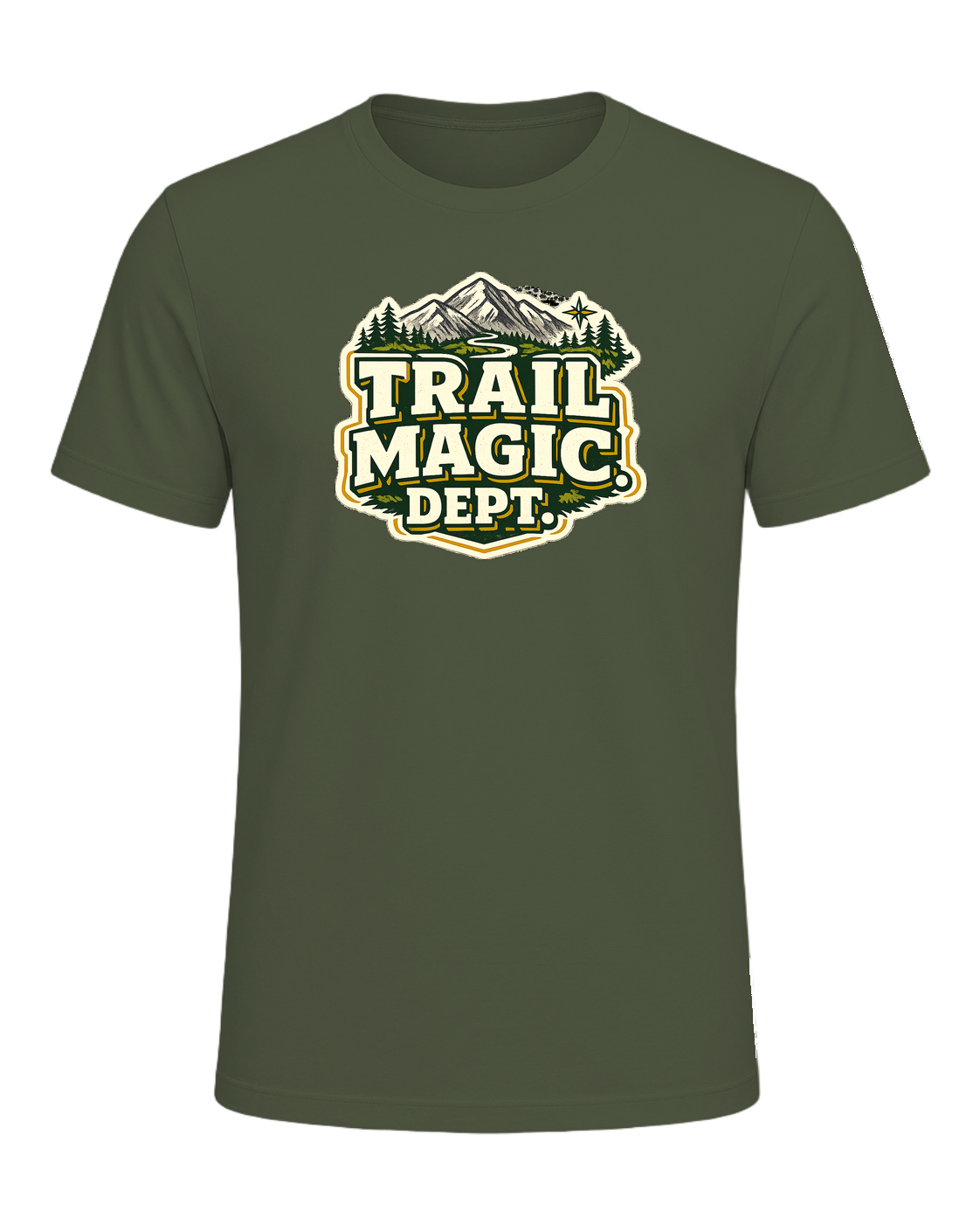 Trail Magic Dept. Tee — Military Green