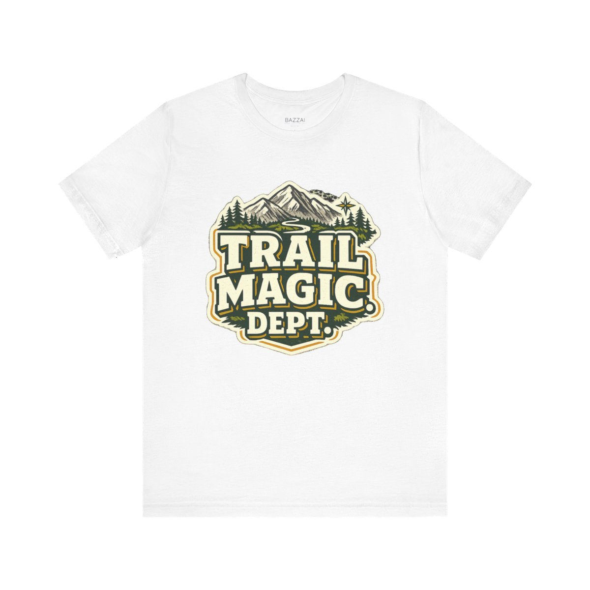 Thru Hiker T-Shirt — Trail Magic Dept. — trail t-shirt design by Reggie